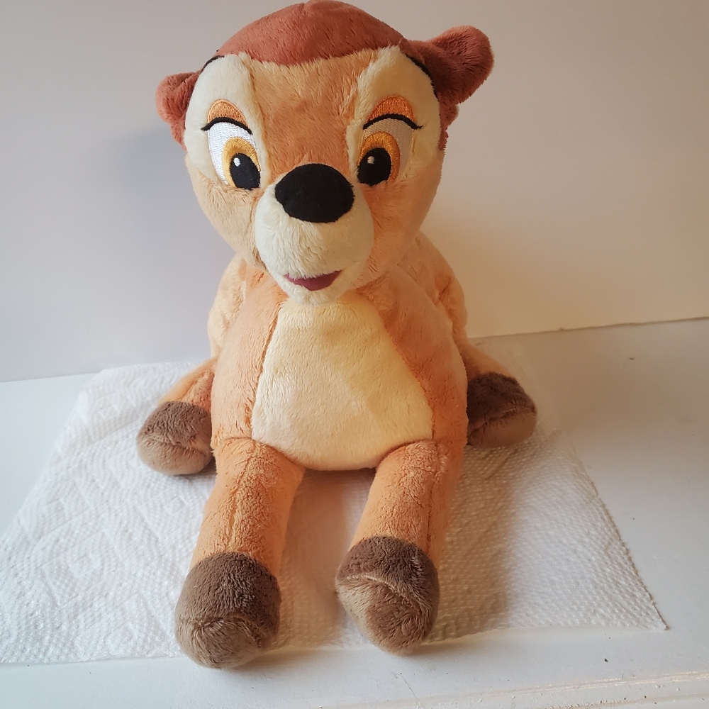 Disney Store Exclusive Original 14" Bambi Plush Stuffed Animal